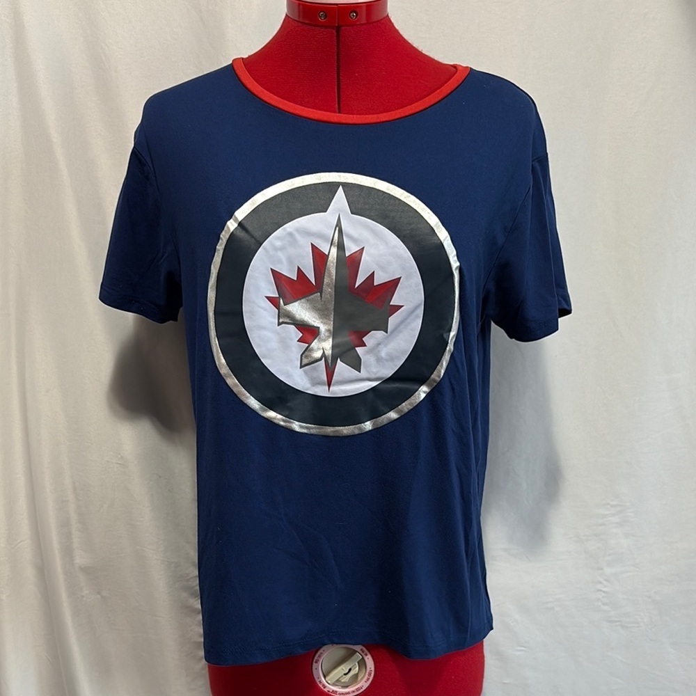 NHL Winnipeg Jets Blue Short Sleeve Tee SM408